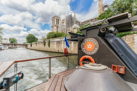 Parijs: 2 uur durende rondvaart over de Seine met lunchBoottocht door Parijs met lunch van 2 uur: Service Etoile