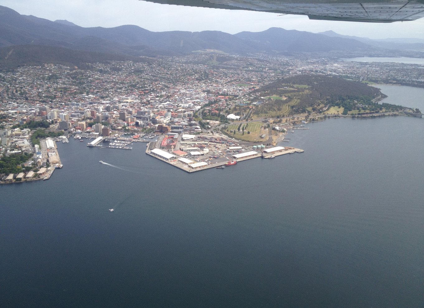 30 minutters naturskøn flyvetur i Hobart