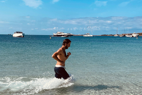 Ibiza: Passeio de barco à vela de dia inteiro para Formentera com remo