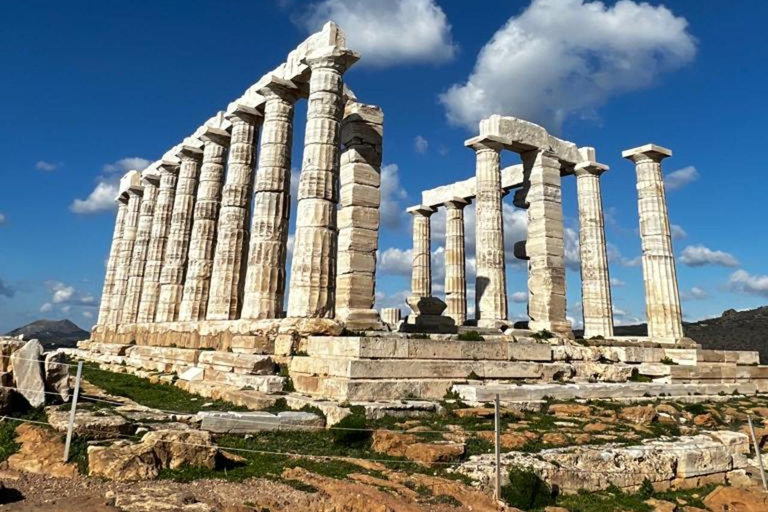 Atenas: Excursión de un día al Templo de Sounio Poseidón y a la Riviera Ateniense