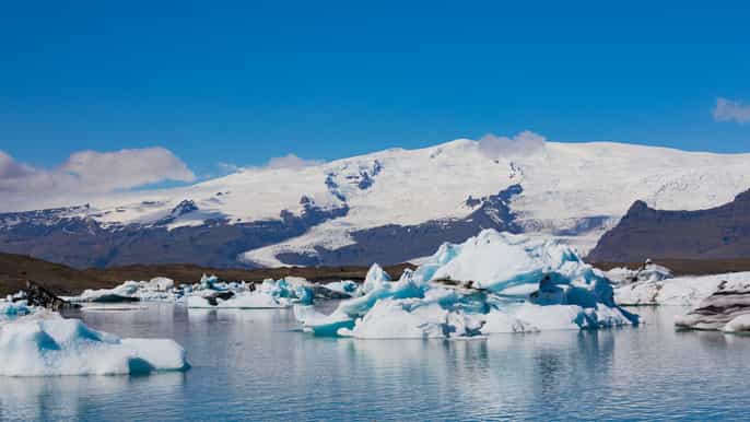 private glacier lagoon jökulsárlón