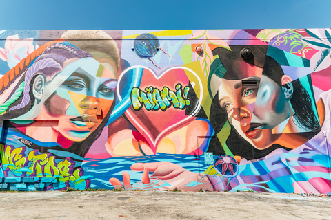 Tour di street art di 1 ora del Wynwood Art District in golf cart