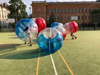 Praga, burbujas de fútbol en el centro de la ciudad de Praga - Housity