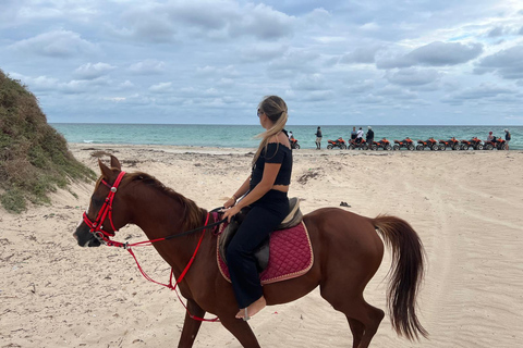 Djerba: Beginner paardrijles voor volwassenen en kinderen.