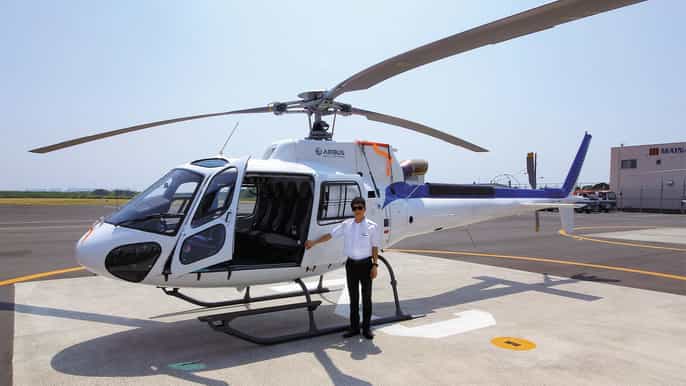 service de navette en hélicoptère entre narita et tokyo