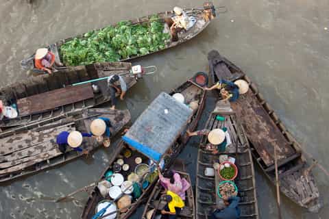 Cai Rang Floating Market and Mekong Delta 2-Day Tour