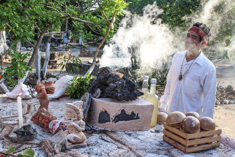 De Cancún: Cerimônia de Purificação Maia Temazcal à NoiteCerimônia de Purificação do Grupo Maia Temazcal à Noite