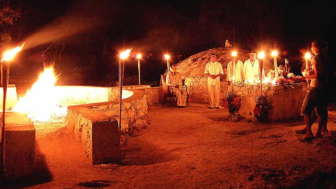 temazcal cérémonie nocturne de purification maya