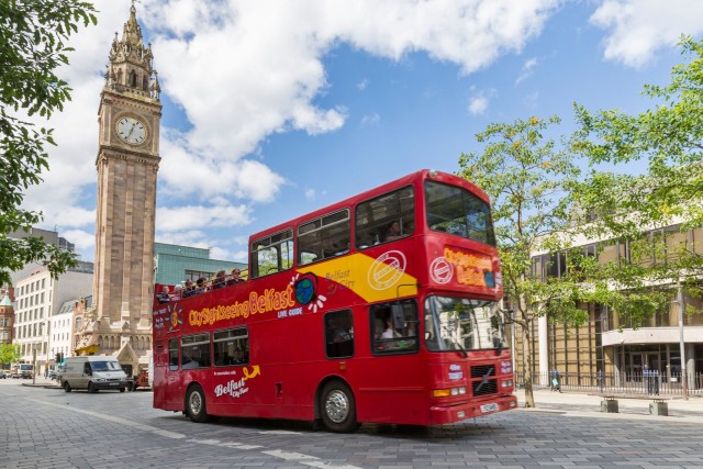 Visit Belfast City Sightseeing Hop-On Hop-Off Bus Tour in Lisburn
