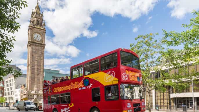 city sightseeing belfast 1 or 2day hopon hopoff bus tour