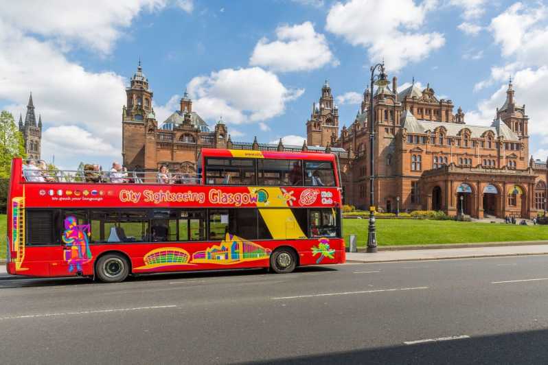Glasgow: Circuito Turístico do Ônibus Hop-On Hop-Off