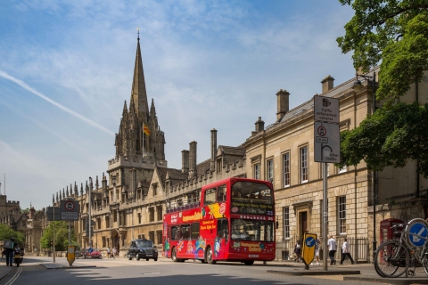 Oxford : visite touristique en bus à arrêts multiplesBillet 24 h pour le bus à arrêts multiples
