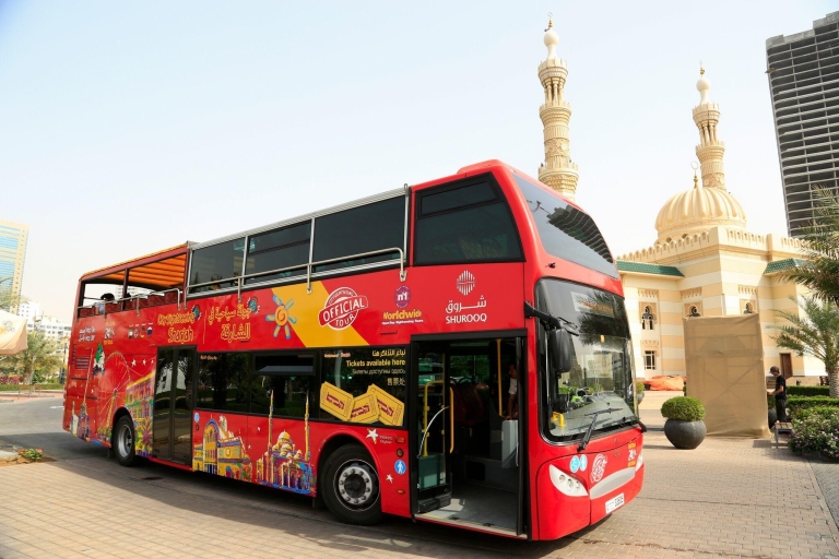 Sharjah: Hop-On Hop-Off Bus Tour1-dag familieticket