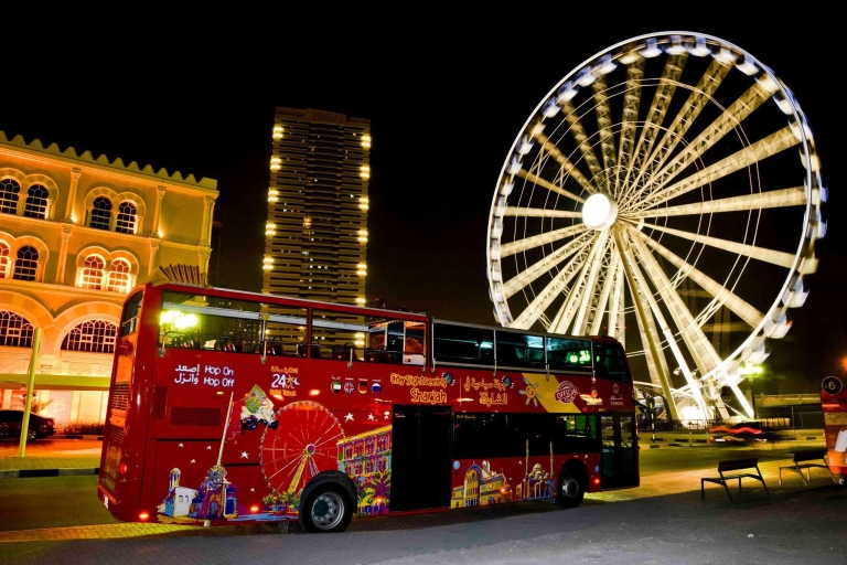 Sharjah: Hop-On Hop-Off Bus Tour1-dag familieticket