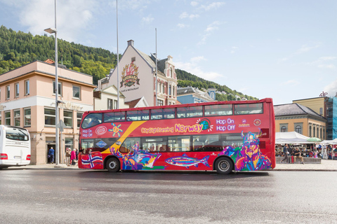 Bergen: tour della città in autobus Hop-on Hop-off