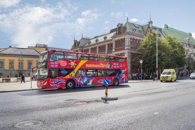 Visit Bergen City Sightseeing Hop-On Hop-Off Bus Tour in Barcelona
