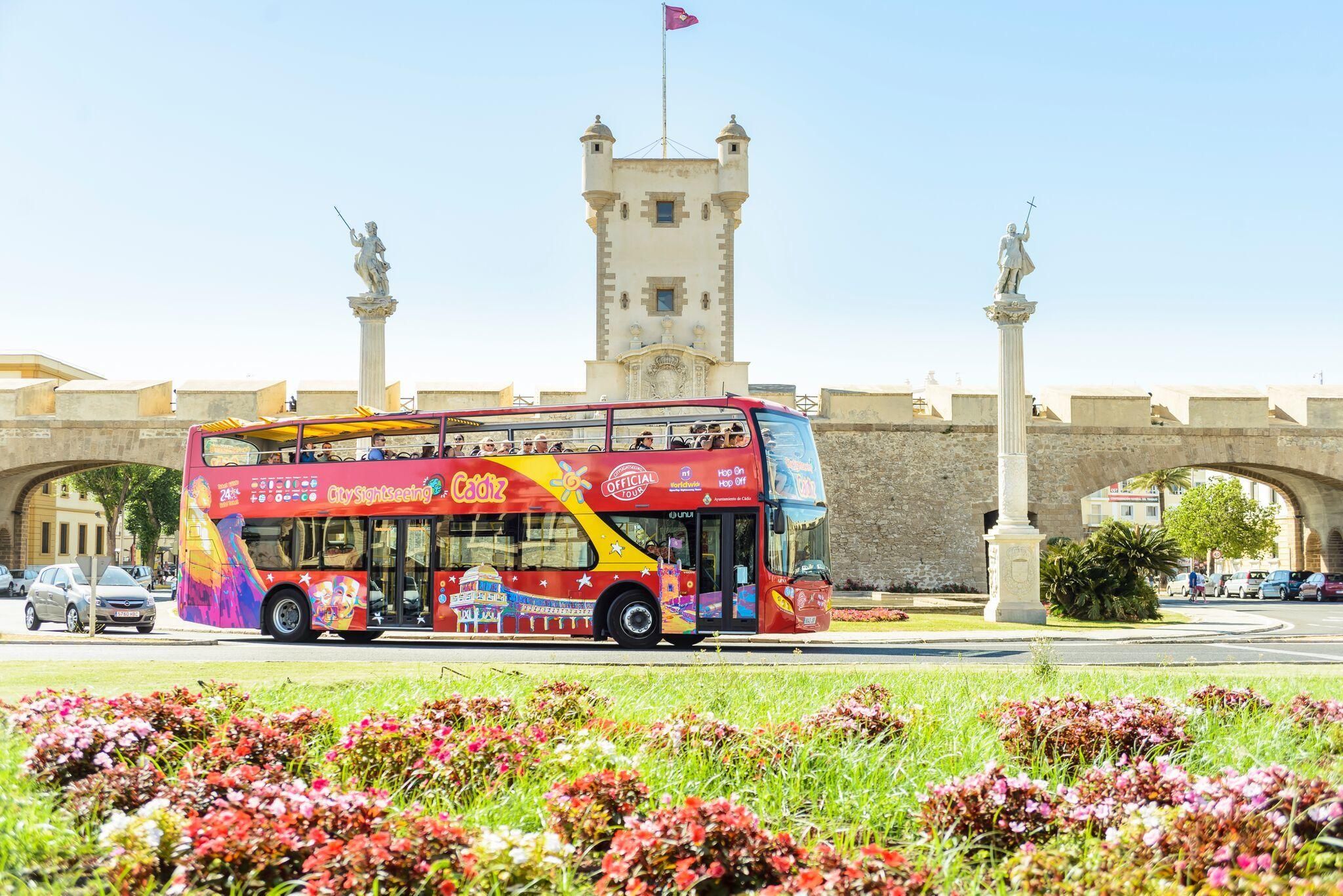 Cádiz: Stadtbesichtigung Hop-On/Hop-Off-Bustour