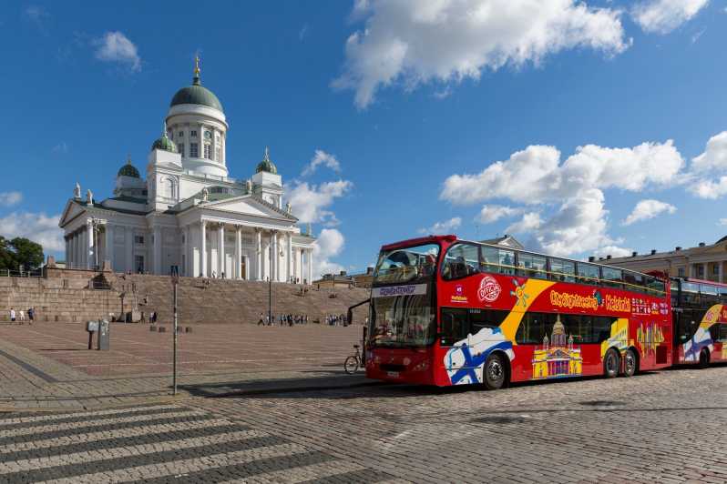 Helsinki: Stadsrondleiding met hop-on-hop-off-bustour