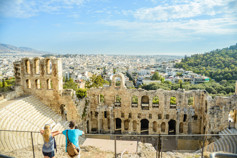 Acrópole: Excursão a pé guiada pela Acrópole e pelo ParthenonVisita guiada compartilhada em francês ou alemão com ingresso para a Acrópole