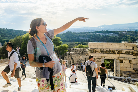 Acrópole: Excursão a pé guiada pela Acrópole e pelo ParthenonTour guiado compartilhado em inglês com ingressos