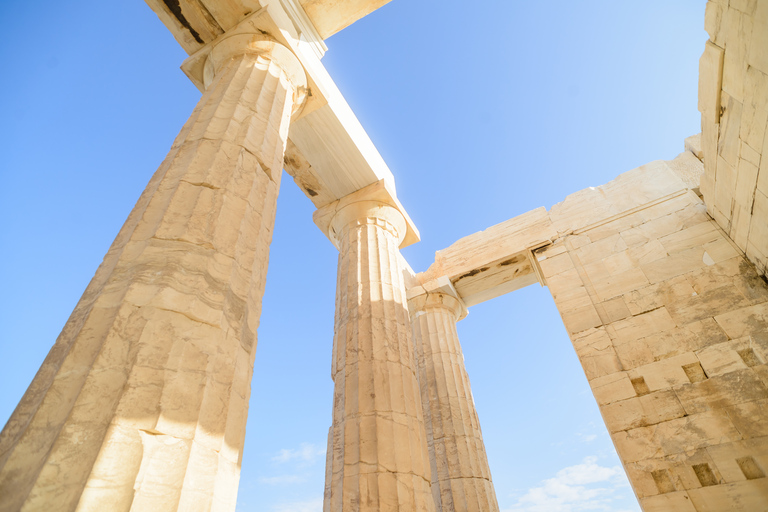 Akropolis: Akropolis och Parthenon Guidad vandringsturDelad guidad tur på franska eller tyska med biljett till Akropolis