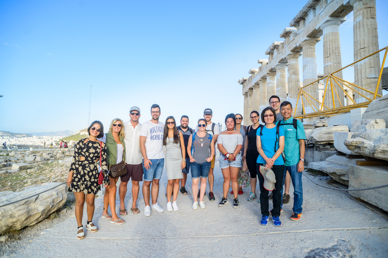 Akropolis: Akropolis och Parthenon Guidad vandringsturDelad guidad tur på franska eller tyska med biljett till Akropolis