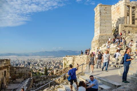 Acrópole: Excursão a pé guiada pela Acrópole e pelo ParthenonVisita guiada compartilhada em francês ou alemão com ingresso para a Acrópole