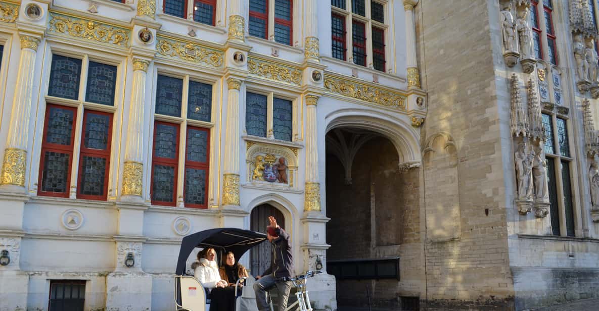 Bruges: Guided Rickshaw Tour