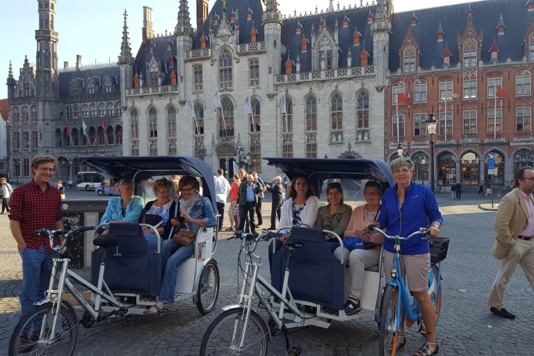 Bruges : visite guidée en pousse-pousseBruges : visite guidée de 1 h en pousse-pousse