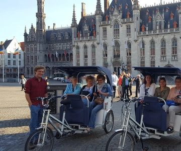 Bruges: Guided Rickshaw Tour