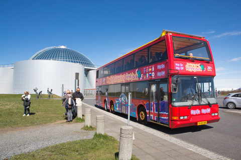 Reykjavik: hop on, hop off-bustour: 24- of 48-uurs ticketReykjavik: ticket voor 48 uur voor hop on, hop off-tour