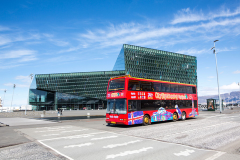 Reykjavik: bilet 24- lub 48-godz. na autobus Hop-On Hop-OffReykjavik: 24-godzinna wycieczka wskakuj/wyskakuj