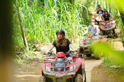 Bali: ATV Quad Bike Gorilla Cave & Cretya Infinity pool Tandem ATV Quad Bike With Hotels Transfer