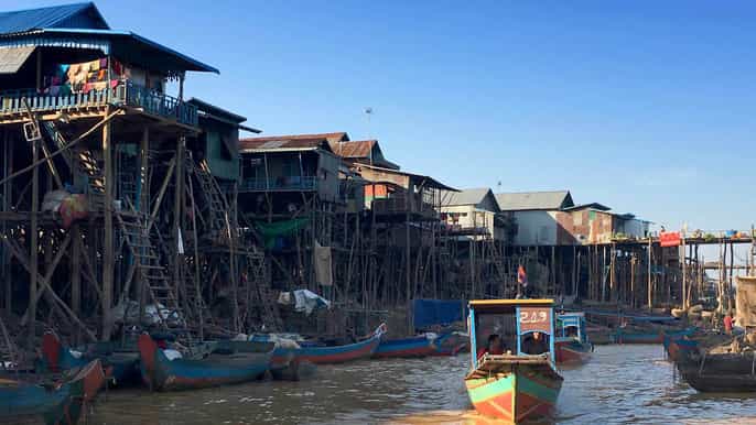 kompong phluk e tonlé sap lake passeio de meio dia