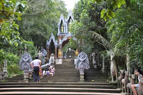From Siem Reap: Small-Group Phnom Kulen Waterfall Day Tour