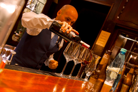 Accord mets et vins à quatre plats Dîner élégant à Venise