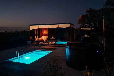 Starlight Stargazing Night in a Mirror House