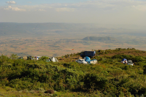 Sky Camp Kijabe, Rift Valley. skärmflygning