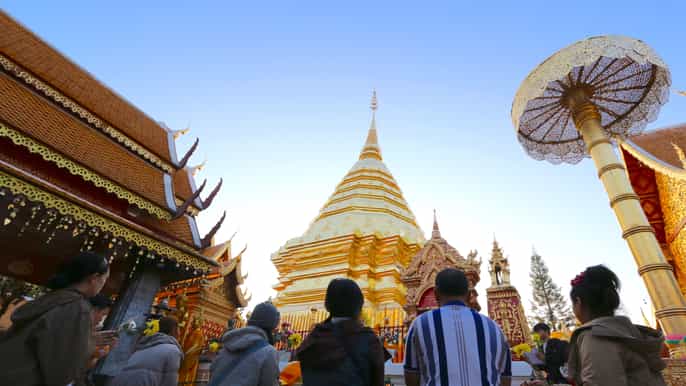 from chiang mai fullday doi suthep trekking tour