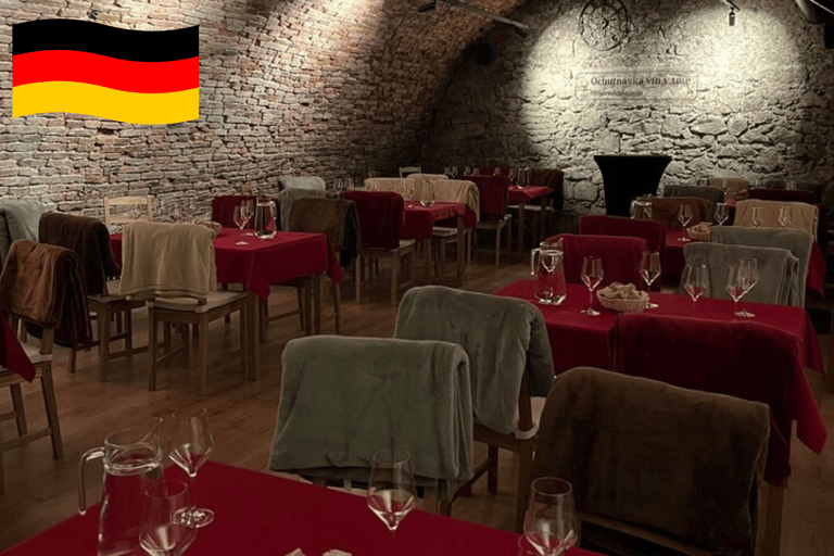 Bratislava: wine tasting experience in the dark