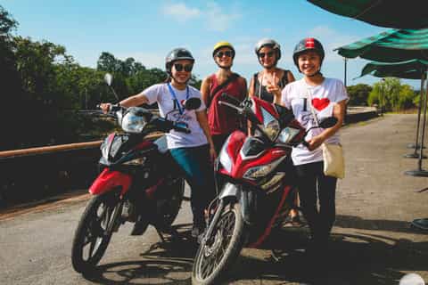 hue afternoon city and local food tour by motorbike