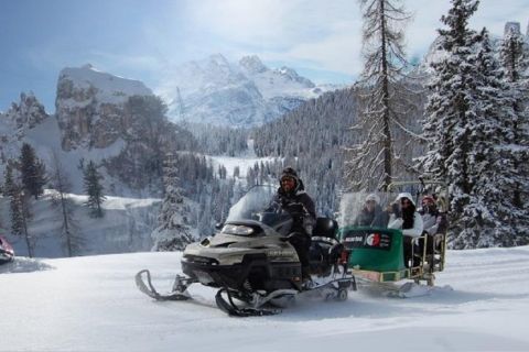 Bolzano: Snowmobile, Sledding & The Great Dolomites Road