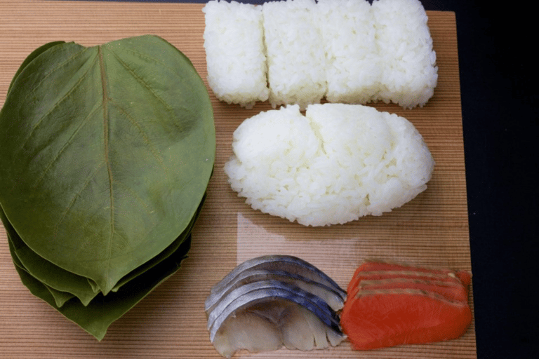 Nara: esperienza di preparazione del sushi di Kakinoha