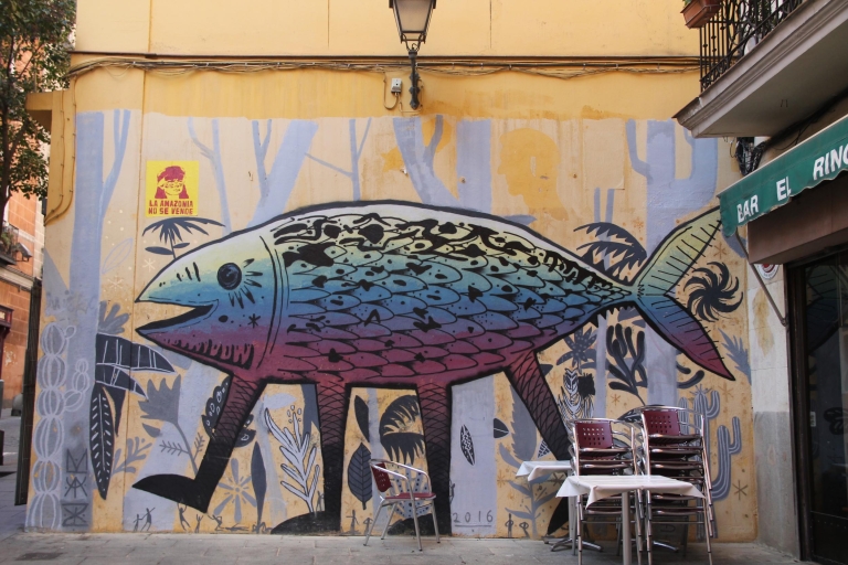 Madrid: rondleiding straatkunst met lokale graffitihunterWeekendtour