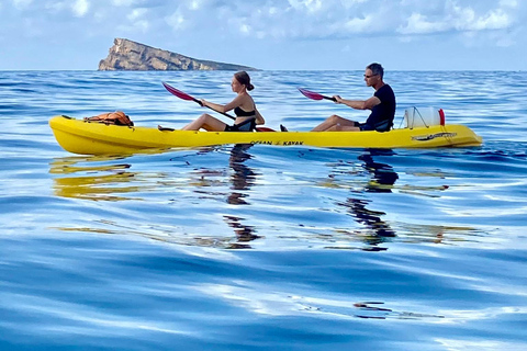 Benidorm: Guided Kayak Tour with Snorkeling and Photos