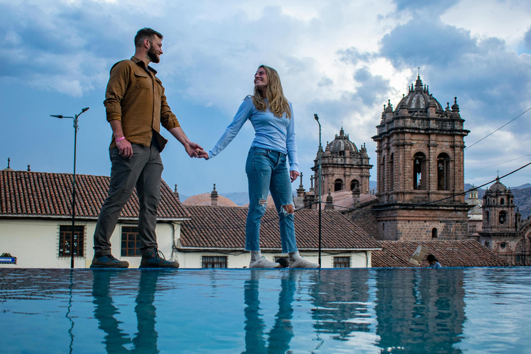 Cusco: Excursão a pé pelo centro histórico e vistas panorâmicas com bebida local