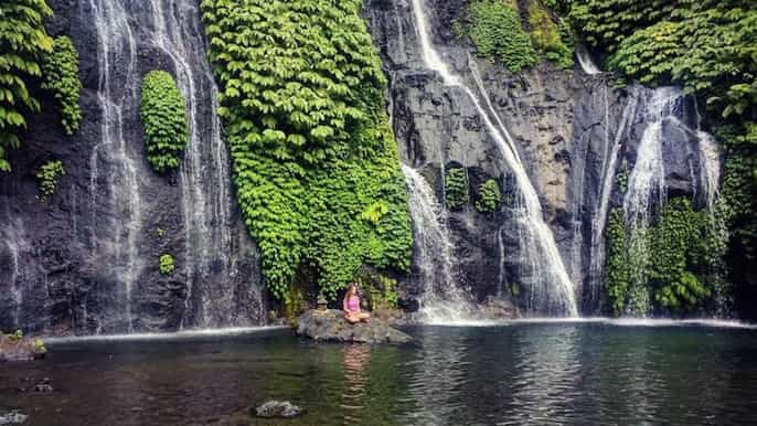 banyumala waterfall trek bedugul and lake beratan tour