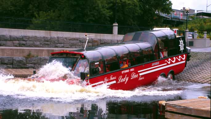 ottawa 1hour bilingual guided tour by amphibious bus