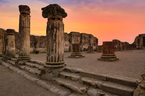 Da Napoli: Escursione di un giorno a Pompei e al Vesuvio