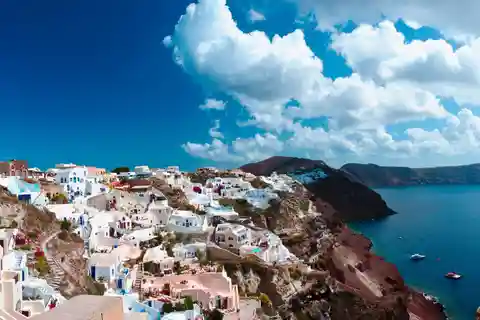 Héraklion : excursion d'une journée à Santorin avec transfert en bateau et visite d'Oia